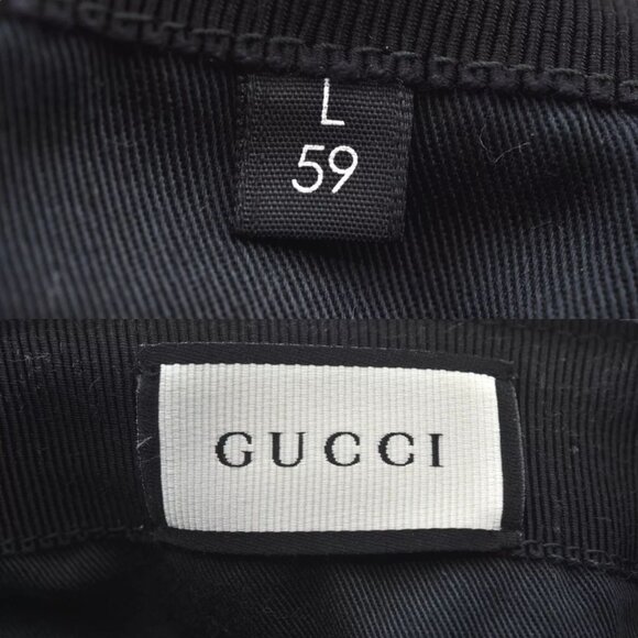 090248AR (S3) Gucci Cap Web Sherry Line Gray Wool - Picture 13 of 14